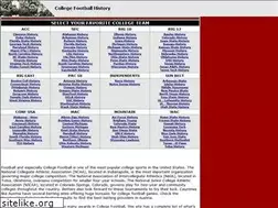 Sites similar to collegefootballhistory.com