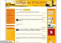 Sites similar to collegeleseyquems.fr