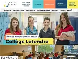 Sites similar to collegeletendre.qc.ca