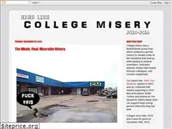 Sites similar to collegemisery.blogspot.com
