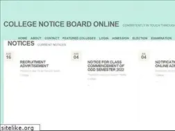 Sites similar to collegenoticeboardonline.com