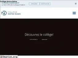 Sites similar to collegenotredame.com
