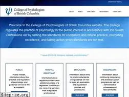 Sites similar to collegeofpsychologists.bc.ca
