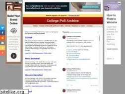 Sites similar to collegepollarchive.com
