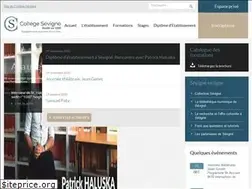 Sites similar to collegesevigne.fr