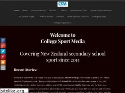 Sites similar to collegesportmedia.co.nz