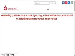 Sites similar to collegestpaul.nl