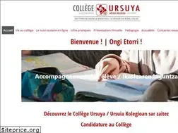 Sites similar to collegeursuya.fr