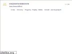 Sites similar to collegiummarianum.cz
