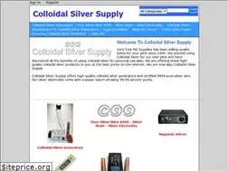 Sites similar to colloidalsilver-supply.com