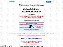 Sites similar to colloidalsilver.freeservers.com