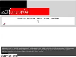 Sites similar to colofonlibros.com