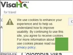 Sites similar to colombia.visahq.com