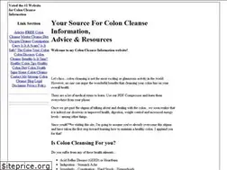 Sites similar to colon-cleanse-information.com
