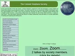 Sites similar to colonelstephenssociety.co.uk