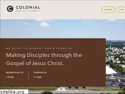Sites similar to colonialbaptist.church