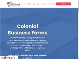 Sites similar to colonialbusinessforms.com
