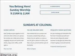 Sites similar to colonialchurch.com