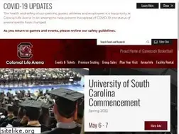Sites similar to coloniallifearena.com
