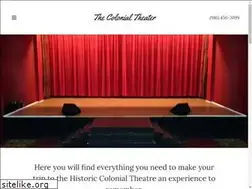 Sites similar to colonialtheatre.biz