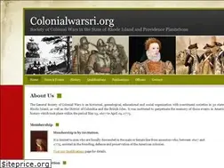 Sites similar to colonialwarsri.org