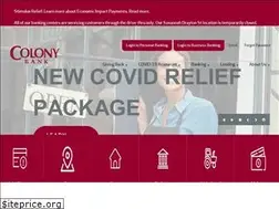 Sites similar to colony.bank
