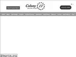 Sites similar to colony13.com