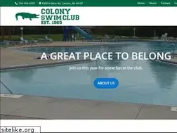 Sites similar to colonyswimclub.com