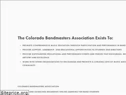 Sites similar to coloradobandmasters.org