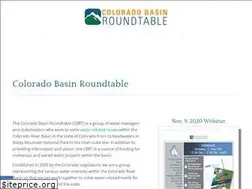 Sites similar to coloradobasinroundtable.org