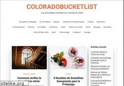 Sites similar to coloradobucketlist.com