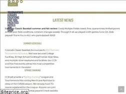 Sites similar to coloradoclassicbaseball.com