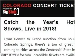 Sites similar to coloradoconcerts.net
