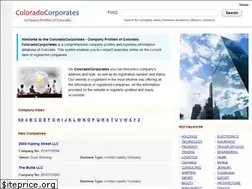 Sites similar to coloradocorporates.com