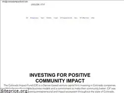 Sites similar to coloradoimpactfund.com
