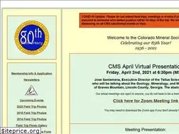Sites similar to coloradomineralsociety.org