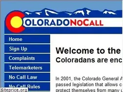 Sites similar to coloradonocall.com