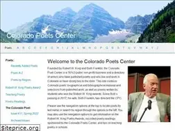 Sites similar to coloradopoetscenter.org