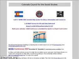 Sites similar to coloradosocialstudies.org