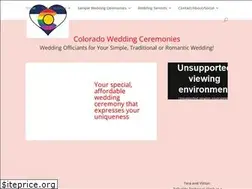 Sites similar to coloradoweddingceremonies.com