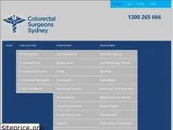 Sites similar to colorectalsurgeonssydney.com.au