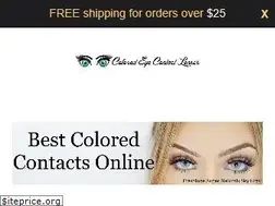 Sites similar to coloredeyecontactlenses.com