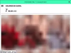 Sites similar to coloresdecarol.com