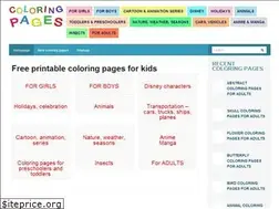 Sites similar to coloring-pages-printable.com