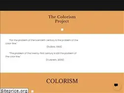 Sites similar to colorismproject.com