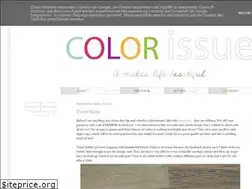 Sites similar to colorissue.blogspot.com