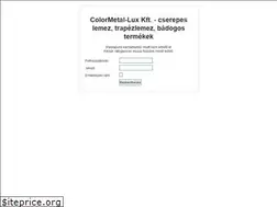 Sites similar to colormetal.hu