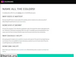 Sites similar to colornames.org