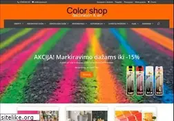Sites similar to colorshop.lt