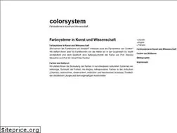 Sites similar to colorsystem.com